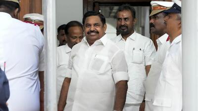 EPS appeared before the 13th Metropolitan Magistrate, who adjourned the case to June 27 (PTI)