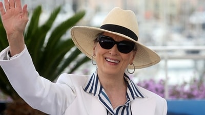 Meryl Streep, who will be awarded with an Honorary Palme d'Or, poses during a photocall before the opening ceremony of the 77th Cannes Film Festival in Cannes, France, May 14, 2024. REUTERS/Yara Nardi (REUTERS)