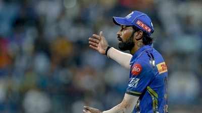 Mumbai Indians' captain Hardik Pandya gestures during an Indian Premier League (IPL) Twenty20 cricket match (AFP) Mumbai Indians' captain Hardik Pandya gestures during an Indian Premier League (IPL) Twenty20 cricket match (AFP)