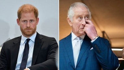 A new book has claimed that Prince Harry asked his father, King Charles, a heartbreaking question after he was asked to leave Frogmore cottage (AP/PTI, James Manning/Pool via REUTERS) A new book has claimed that Prince Harry asked his father, King Charles, a heartbreaking question after he was asked to leave Frogmore cottage (AP/PTI, James Manning/Pool via REUTERS)