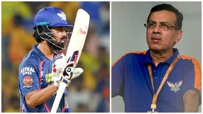 Goenka came up with a noteworthy gesture to quash rumours of a rift between the owner and skipper Rahul. (ANI-PTI) Goenka came up with a noteworthy gesture to quash rumours of a rift between the owner and skipper Rahul. (ANI-PTI)