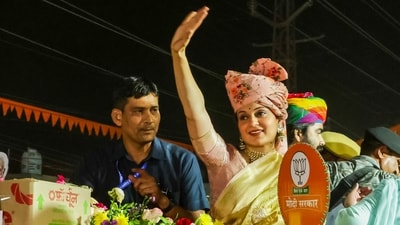 BJP candidate and actor Kangana Ranaut BJP candidate and actor Kangana Ranaut