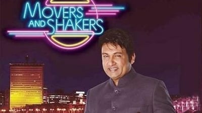 Shekhar Suman started hosting Movers N Shakers in the last nineties. Shekhar Suman started hosting Movers N Shakers in the last nineties.