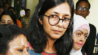 Former Delhi Commission for Women (DCW) chairperson, Swati Maliwal. (Hindustan Times file photo) Former Delhi Commission for Women (DCW) chairperson, Swati Maliwal. (Hindustan Times file photo)