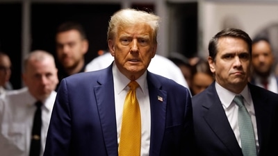 Former U.S. President Donald Trump and attorney Todd Blanche arrive for his hush money trial at Manhattan Criminal Court on May 14, 2024 in New York City. (Getty Images via AFP) Former U.S. President Donald Trump and attorney Todd Blanche arrive for his hush money trial at Manhattan Criminal Court on May 14, 2024 in New York City. (Getty Images via AFP)