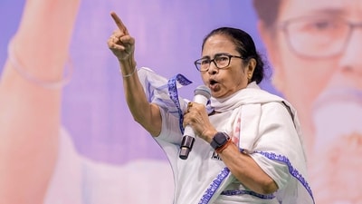 West Bengal chief mninister Mamata Banerjee said the INDIA bloc would form the next government at the Centre by winning over 300 Lok Sabha seats (PTI) West Bengal chief mninister Mamata Banerjee said the INDIA bloc would form the next government at the Centre by winning over 300 Lok Sabha seats (PTI)