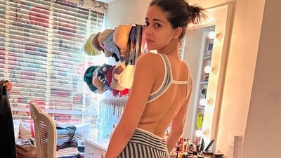 One of the pictures saw her share a glimpse of her room, complete with a hat-stand and a vanity mirror. One of the pictures saw her share a glimpse of her room, complete with a hat-stand and a vanity mirror.