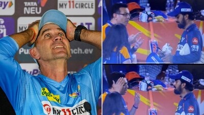 Justin Langer summed up the KL Rahul-Sanjiv Goenka episode with a very unique anecdote. (PTI-Screengrab) Justin Langer summed up the KL Rahul-Sanjiv Goenka episode with a very unique anecdote. (PTI-Screengrab)