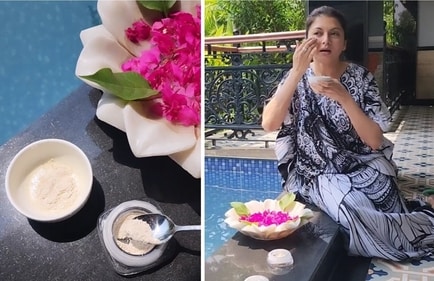 A screen grab of the video that Bhagyashree shared (Instagram ) A screen grab of the video that Bhagyashree shared (Instagram )