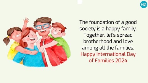 Happy International Day of Families 2024: Wish you loved ones on this day with these special wishes. (HT Photo) Happy International Day of Families 2024: Wish you loved ones on this day with these special wishes. (HT Photo)