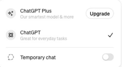 Free tier users can upgrade to Plus at any time by clicking on ChatGPT. Free tier users can upgrade to Plus at any time by clicking on ChatGPT.