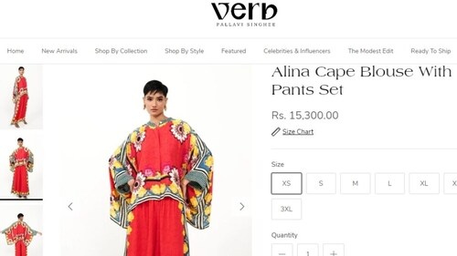 The price of the outfit Priyanka Chopra wore in her Mother's Day post. (shopverb.com) The price of the outfit Priyanka Chopra wore in her Mother's Day post. (shopverb.com)