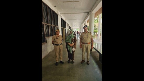 Police have recovered ₹50,000 from the accused, who was produced before a court and sent to judicial custody. (HT photo)