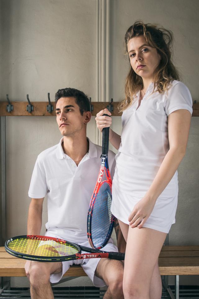 Actors Lionel Fournier and Chloé Zufferey (Florence Zufferey) Actors Lionel Fournier and Chloé Zufferey (Florence Zufferey)