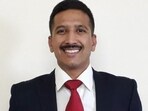 A native of Nagpur, Waibhav Kale, 46, working with the United Nations, tragically lost his life enroute to a hospital in the Rafah region of Gaza, Palestine, on Monday. (HT PHOTO)