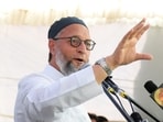 All India Majlis-e-Ittehadul Muslimeen (AIMIM) chief and party candidate from Hyderabad seat, Asaduddin Owaisi. (ANI file photo)