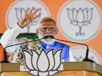 Prime Minister Narendra Modi addresses during a public meeting for the Lok Sabha polls, in Koderma on Tuesday. (ANI Photo) Prime Minister Narendra Modi addresses during a public meeting for the Lok Sabha polls, in Koderma on Tuesday. (ANI Photo)