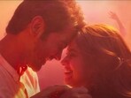 Rajkummar Rao and Janhvi Kapoor in a still from Dekha Tenu in Mr and Mrs Mahi. Rajkummar Rao and Janhvi Kapoor in a still from Dekha Tenu in Mr and Mrs Mahi.
