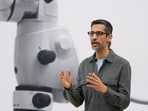 Google I/O 2024: Alphabet CEO Sundar Pichai speaks at a Google I/O event in Mountain View, California. Google I/O 2024: Alphabet CEO Sundar Pichai speaks at a Google I/O event in Mountain View, California.