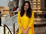 Actor Pooja Chopra at Shri Ram Temple, Ayodhya