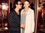 A throwback picture of Joe Jonas and Sophie Turner when she was pregnant with their second child.