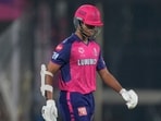 Rajasthan Royals' Yashasvi Jaiswal walks off the field after losing his wicket during the Indian Premier League cricket match against Punjab Kings. Rajasthan Royals' Yashasvi Jaiswal walks off the field after losing his wicket during the Indian Premier League cricket match against Punjab Kings.