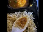 A passenger found an insect in the food served on a train. 