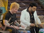 Ed Sheeran and Kapil Sharma in the new episode.
