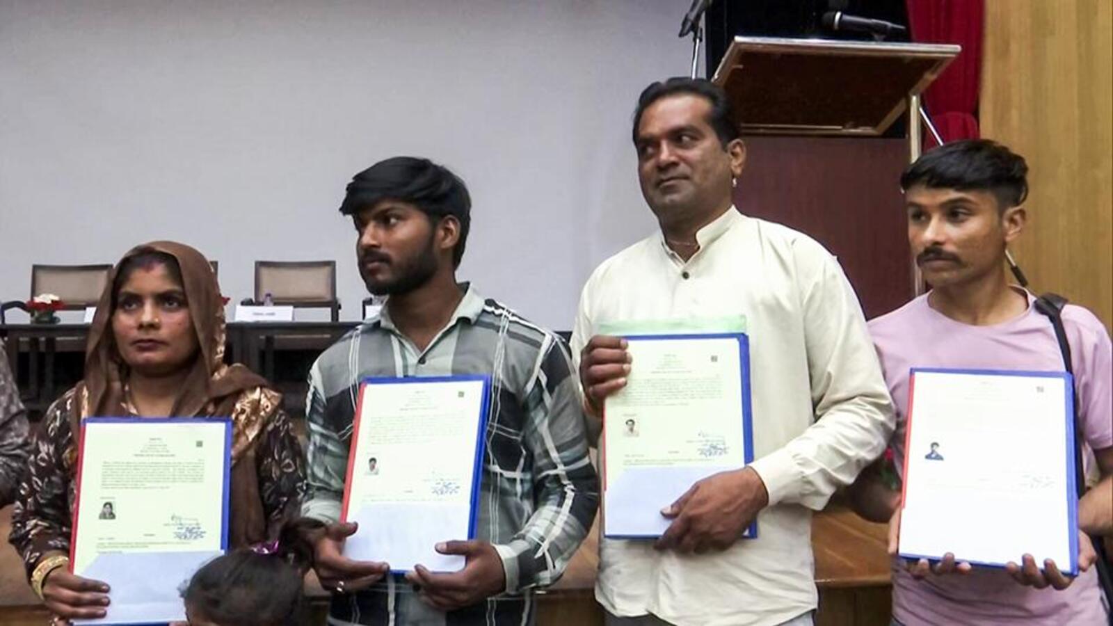 1st batch of 300 granted citizenship under CAA - Vimarsana News