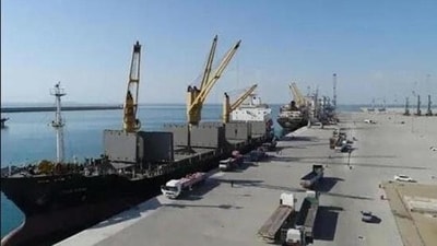 The Chabahar port. (File) The Chabahar port. (File)
