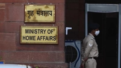 The Ministry of Home Affairs in New Delhi. The Ministry of Home Affairs in New Delhi.