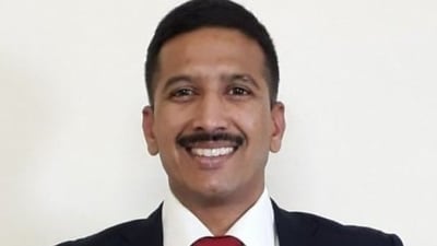 A native of Nagpur, Waibhav Kale, 46, working with the United Nations, tragically lost his life enroute to a hospital in the Rafah region of Gaza, Palestine, on Monday. (HT PHOTO) (HT_PRINT) A native of Nagpur, Waibhav Kale, 46, working with the United Nations, tragically lost his life enroute to a hospital in the Rafah region of Gaza, Palestine, on Monday. (HT PHOTO) (HT_PRINT)