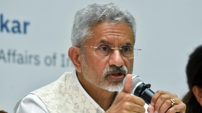 External affairs minister S Jaishankar addresses a press conference. (ANI file) External affairs minister S Jaishankar addresses a press conference. (ANI file)