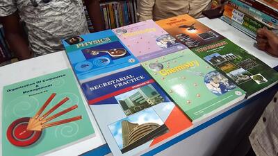 Around 9 crore textbooks are published by Balbharati. (HT PHOTO)