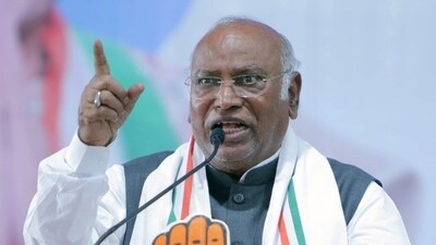 Congress President Mallikarjun Kharge alleged that the Modi government is "cut off from the poor", and is working just for the interest of a handful of industrialists (ANI) Congress President Mallikarjun Kharge alleged that the Modi government is "cut off from the poor", and is working just for the interest of a handful of industrialists (ANI)