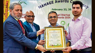 Craste, Bio-inspro and Wani Agro Tools were trained by PAU’s Punjab Agri Business Incubator. (HT Photo) Craste, Bio-inspro and Wani Agro Tools were trained by PAU’s Punjab Agri Business Incubator. (HT Photo)