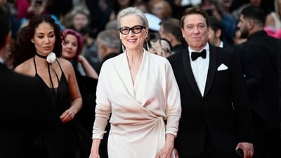 Beneath intermittent rainy skies, the Cannes Film Festival opened Tuesday with the presentation of an honorary Palme d'Or for Meryl Streep and the unveiling of Greta Gerwig’s jury, as the French Riviera spectacular kicked off its 77th edition, (AFP) Beneath intermittent rainy skies, the Cannes Film Festival opened Tuesday with the presentation of an honorary Palme d'Or for Meryl Streep and the unveiling of Greta Gerwig’s jury, as the French Riviera spectacular kicked off its 77th edition, (AFP)