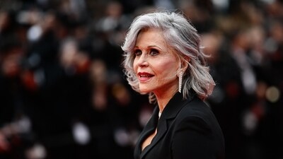 Actor Jane Fonda arrives for the Opening Ceremony and the screening of the film Le Deuxieme Acte at the 77th edition of the Cannes Film Festival in Cannes, southern France, on May 14, 2024. (AFP) Actor Jane Fonda arrives for the Opening Ceremony and the screening of the film Le Deuxieme Acte at the 77th edition of the Cannes Film Festival in Cannes, southern France, on May 14, 2024. (AFP)