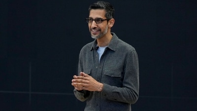 Alphabet CEO Sundar Pichai speaks at a Google I/O event in Mountain View, California. (AP) Alphabet CEO Sundar Pichai speaks at a Google I/O event in Mountain View, California. (AP)