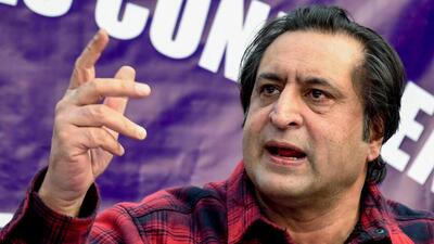 Jammu and Kashmir People's Conference chief Sajjad Lone. (File photo) Jammu and Kashmir People's Conference chief Sajjad Lone. (File photo)