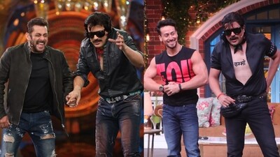 When Krushna Abhishek impressed Salman Khan and Tiger Shroff as Jaggu Dada When Krushna Abhishek impressed Salman Khan and Tiger Shroff as Jaggu Dada