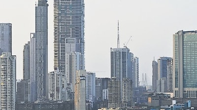 Mumbai, India - Sept. 5, 2023: Arial view of Infrastructural development at Sath Raasta, Mahalaxmi, in Mumbai, India, on Tuesday, September 5, 2023. (Photo by Anshuman Poyrekar/ Hindustan Times) (Hindustan Times) Mumbai, India - Sept. 5, 2023: Arial view of Infrastructural development at Sath Raasta, Mahalaxmi, in Mumbai, India, on Tuesday, September 5, 2023. (Photo by Anshuman Poyrekar/ Hindustan Times) (Hindustan Times)