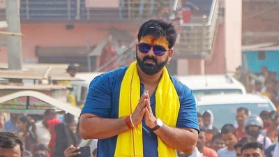 Both Pawan Singh and his mother Pratima Devi filed nomination from Karakat Lok Sabha seat as Independent candidates. (PTI) Both Pawan Singh and his mother Pratima Devi filed nomination from Karakat Lok Sabha seat as Independent candidates. (PTI)