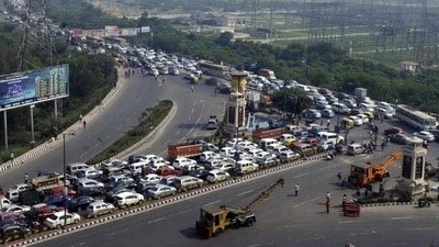 (Representative image) The cameras have been installed along Ballari Road's elevated corridor to track vehicles that exceed the permissible speed limit of 80 kmph. (HT File Photo) (Representative image) The cameras have been installed along Ballari Road's elevated corridor to track vehicles that exceed the permissible speed limit of 80 kmph. (HT File Photo)