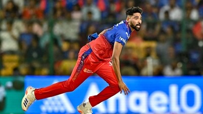Royal Challengers Bengaluru's Mohammed Siraj (AFP) Royal Challengers Bengaluru's Mohammed Siraj (AFP)