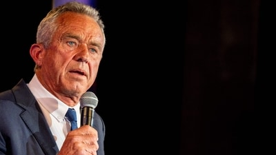 RFK is now attempting to gain access to the presidential debates by stating that Biden and Trump want to "exclude: him in order to avoid eight years of mutual failure." (Getty Images via AFP) RFK is now attempting to gain access to the presidential debates by stating that Biden and Trump want to "exclude: him in order to avoid eight years of mutual failure." (Getty Images via AFP)