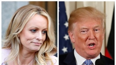 Stormy Daniels' counsel Clark Brewster has now stated that she wore a bulletproof vest to appear in court because she was concerned about what "some nut might do to her." (REUTERS) Stormy Daniels' counsel Clark Brewster has now stated that she wore a bulletproof vest to appear in court because she was concerned about what "some nut might do to her." (REUTERS)
