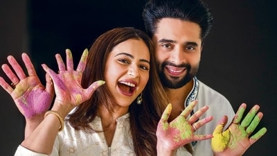 Rakul Preet Singh and Jackky Bhagnani tied the knot this year. (Satish Bate/ HT) Rakul Preet Singh and Jackky Bhagnani tied the knot this year. (Satish Bate/ HT)