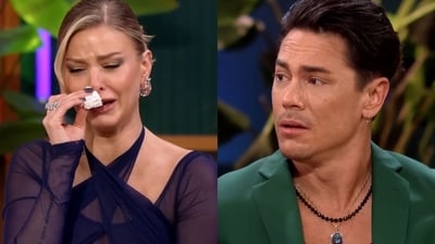 Ariana Madix and Tom Sandoval during Vanderpump Rules Season 11 Reunion. (Bravo) Ariana Madix and Tom Sandoval during Vanderpump Rules Season 11 Reunion. (Bravo)