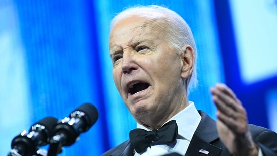 Biden advances $1 Billion arms aid to Israel. (Photo by Mandel NGAN / AFP) (AFP)